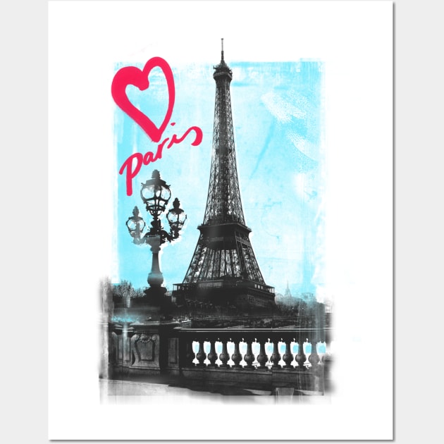 Love Paris Wall Art by French Nik Naks